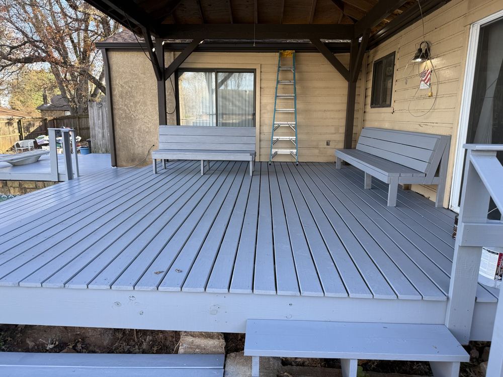 Custom deck built by Deck Hoss in Franklin, TN